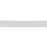 Versailles 1/4" Grosgrain Ribbon Lip Cord Platinum by Europatex Designer Fabric Versailles 64% Rayon, 34% Cotton, 2% Polyester 0.25 inches - Swanky Fabrics -