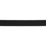 Versailles 1/4" Grosgrain Ribbon Lip Cord Black by Europatex Designer Fabric Versailles 64% Rayon, 34% Cotton, 2% Polyester 0.25 inches - Swanky Fabrics -