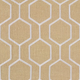 Socrates Hexagono Honey by Europatex Designer Fabric Socrates 20% Linen, 45% Viscose, 35% Polyester 7.8" H, 7.8" V 56.00 inches - Swanky Fabrics -