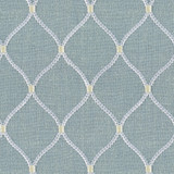 Socrates Jovial Glacier by Europatex Designer Fabric Socrates 20% Linen, 45% Viscose, 35% Polyester 4.3" H, 5.1" V 56.00 inches - Swanky Fabrics -