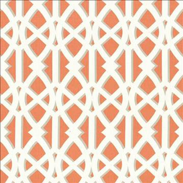 Archetype Mandarin by Kasmir Designer Fabric 1434 100% Cotton USA 15,000 Wyzenbeek Double Rubs H: 6 6/8 inches, V: 12 5/8 inches 54 - Swanky Fabrics - Kasmir