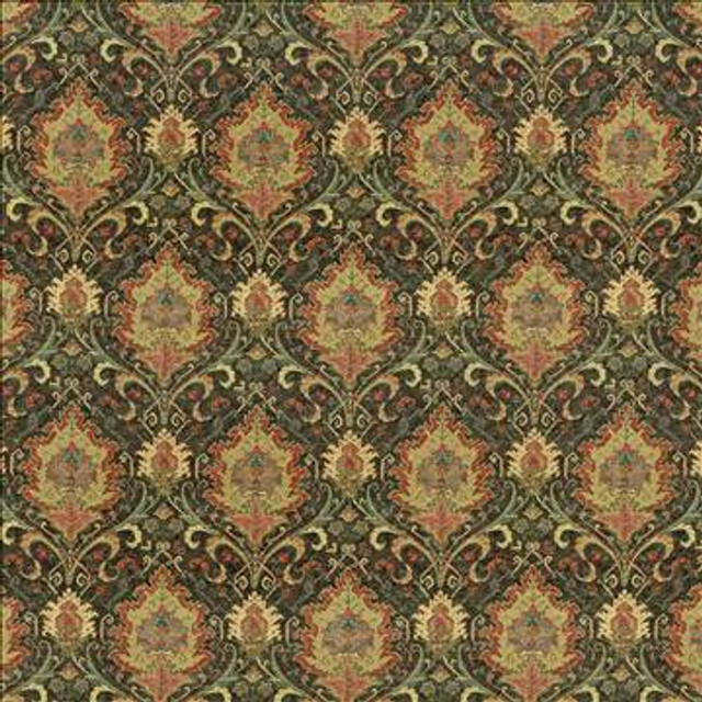 Beyazit Kilim Mardi Gras by Kasmir Designer Fabric 5105 55% Linen 45% Viscose SOUTH KOREA 12,000 Wyzenbeek Double Rubs H: 13 4/8 inches, V: 24 4/8 inches 54 - 55 - Swanky Fabrics - Kasmir