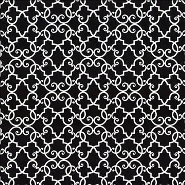 Bouley Blackout by Kasmir Designer Fabric 5062 100% Cotton TURKMENISTAN 15,000 Wyzenbeek Double Rubs H: 13 4/8 inches, V: 13 4/8 inches 54 - 55 - Swanky Fabrics - Kasmir