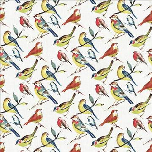 Bye Bye Birdie Summer by Kasmir Designer Fabric 5063 55% Linen 45% Rayon USA 9,000 Wyzenbeek Double Rubs H: 27 inches, V: 25 2/8 inches 54 - Swanky Fabrics - Kasmir