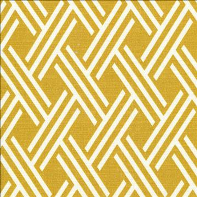 Canton Trellis Goldenrod by Kasmir Designer Fabric 5069 100% Cotton PAKISTAN 15,000 Wyzenbeek Double Rubs H: 3 inches, V: 5 1/8 inches 54 - 55 - Swanky Fabrics - Kasmir