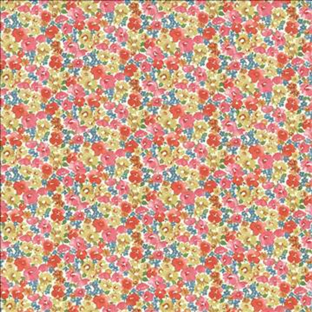 Carillon Garden Aurora by Kasmir Designer Fabric 5065 100% Cotton USA 42,000 Wyzenbeek Double Rubs H: 18 inches, V: 9 inches 54 - Swanky Fabrics - Kasmir