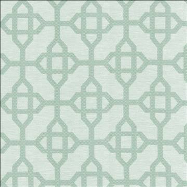 Cavetto Aqua by Kasmir Designer Fabric 5114 66% Polyester 34% Cotton INDIA 50,000 Wyzenbeek Double Rubs H: 6 6/8 inches, V: 7 inches 54 - Swanky Fabrics - Kasmir