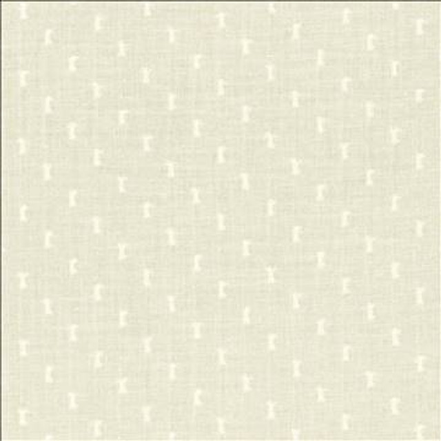 Clipper Creme Fraiche by Kasmir Designer Fabric 5077 67% Polyester 33% Cotton FRANCE Not Tested H: 2 6/8 inches, V: 1 5/8 inches 59 - Swanky Fabrics - Kasmir