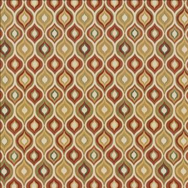 Corsino Persimmon by Kasmir Designer Fabric 5069 100% Polyester CHINA 22,000 Wyzenbeek Double Rubs H: 7 2/8 inches, V: 11 inches 58 - Swanky Fabrics - Kasmir