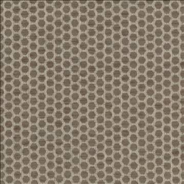 Delightful Dots Truffle by Kasmir Designer Fabric 1438 42% Acrylic 33% Polyester 25% Cotton TURKEY 31,000 Martindale Cycles H: 1 inches, V: 5/8 inches 54 - Swanky Fabrics - Kasmir