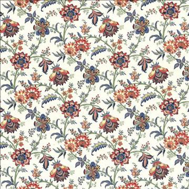 Dougherty Jewel by Kasmir Designer Fabric 5080 100% Cotton USA 15,000 Wyzenbeek Double Rubs H: 18 inches, V: 18 inches 54 - Swanky Fabrics - Kasmir