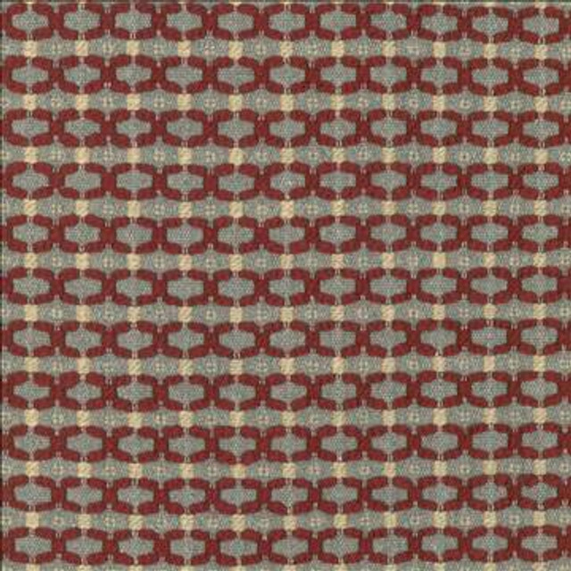 Falkirk Trellis Chili Powder by Kasmir Designer Fabric 1440 89% Cotton 6% Polyester 4% Acrylic 1% Nylon USA 9,000 Wyzenbeek Double Rubs H: 1 inches, V: 1 inches 54 - Swanky Fabrics - Kasmir