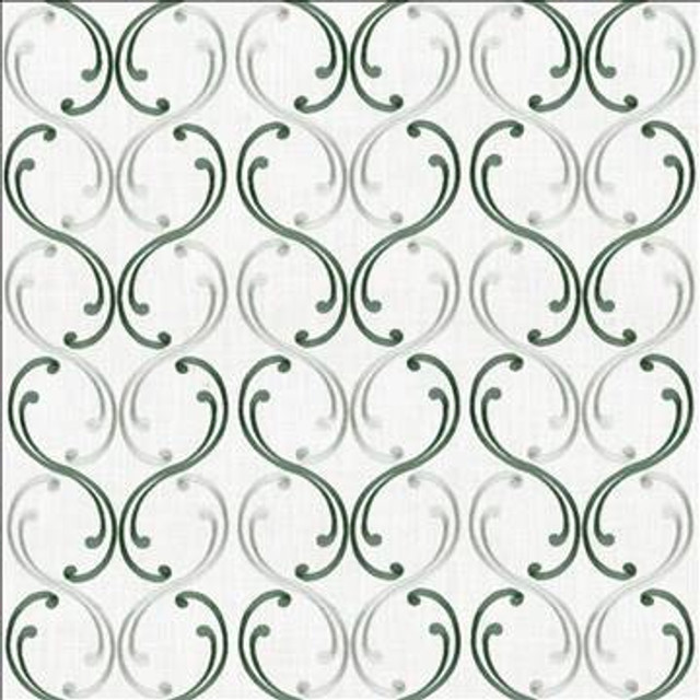 Flirtatious Porcelain by Kasmir Designer Fabric 1443 70% Rayon 30% Linen Embroidery Contents 100% Rayon INDIA 30,000 Wyzenbeek Double Rubs H: 8 5/8 inches, V: 9 inches 54 - 55 - Swanky Fabrics - Kasmir