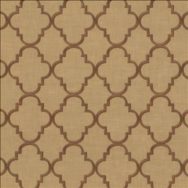 Goodean Spice by Kasmir Designer Fabric 1439 100% Polyester Embroidery Contents 100% Rayon INDIA 30,000 Wyzenbeek Double Rubs H: 4 inches, V: 4 4/8 inches 52 - 55 - Swanky Fabrics - Kasmir