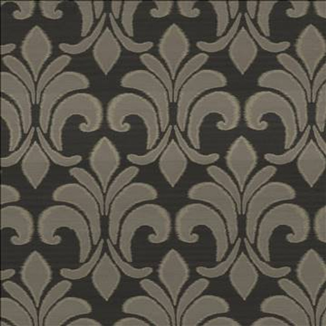 Jackpot Ebony by Kasmir Designer Fabric 5118 100% Polyester USA 15,000 Wyzenbeek Double Rubs H: 14 inches, V: 22 4/8 inches 54 - Swanky Fabrics - Kasmir