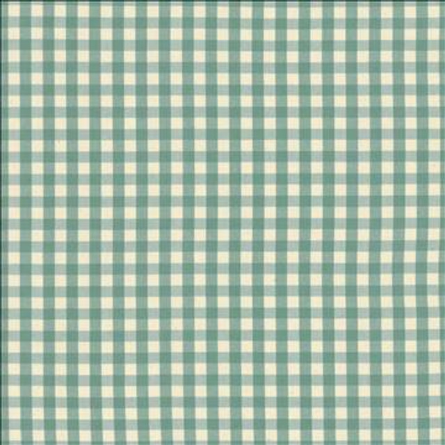 Junction Plaid Turquoise by Kasmir Designer Fabric 5124 100% Cotton USA 15,000 Wyzenbeek Double Rubs H: 1 inches, V: 1 inches 54 - Swanky Fabrics - Kasmir
