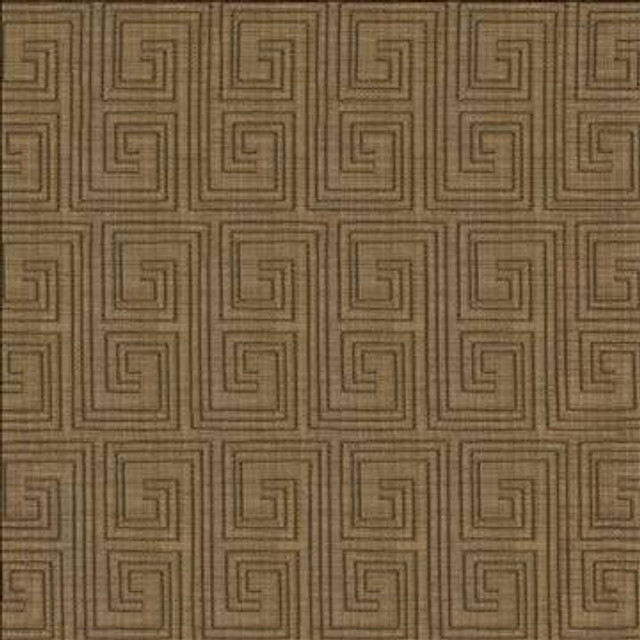 Labyrinth Pebble by Kasmir Designer Fabric 1443 65% Cotton 35% Polyester Embroidery Contents 100% Rayon INDIA 3,000 Wyzenbeek Double Rubs H: 3 2/8 inches, V: 6 1/8 inches 54 - 55 - Swanky Fabrics - Kasmir