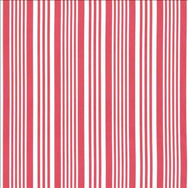 Mahina Stripe Hot Pink by Kasmir Designer Fabric 5106 100% Cotton USA 51,000 Wyzenbeek Double Rubs H: 9 inches, V: N/A 53 - 54 - Swanky Fabrics - Kasmir