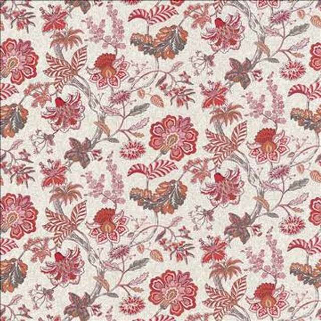 Novedano Papaya by Kasmir Designer Fabric 5064 100% Cotton USA 15,000 Wyzenbeek Double Rubs H: 54 inches, V: 27 inches 54 - Swanky Fabrics - Kasmir