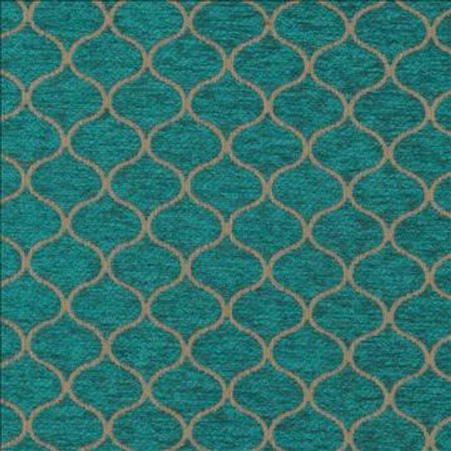 Ogee Trellis Marina by Kasmir Designer Fabric 5073 100% Polyester CHINA 25,000 Wyzenbeek Double Rubs H: 1 6/8 inches, V: 1 6/8 inches 56 - 59 - Swanky Fabrics - Kasmir