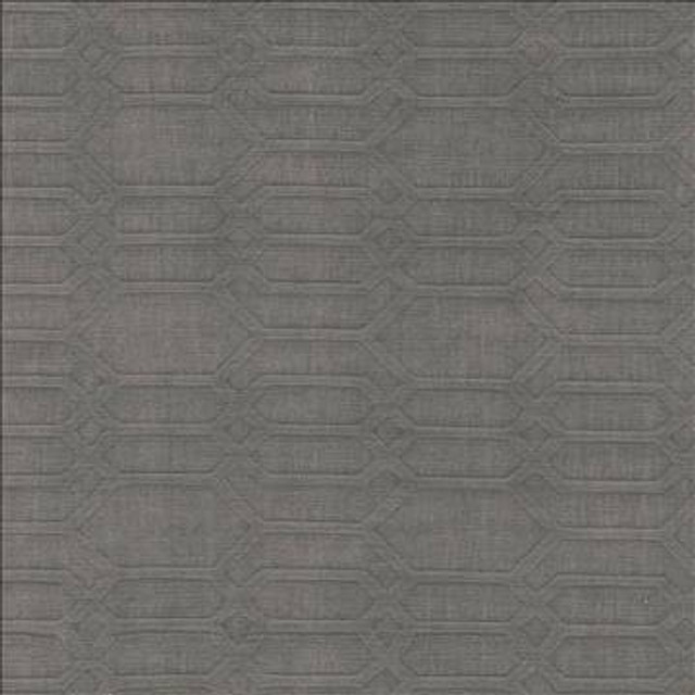Pavillion Grey by Kasmir Designer Fabric 5100 100% Polyester CHINA 75,000 Wyzenbeek Double Rubs H: 10 7/8 inches, V: 4 3/8 inches 56 - Swanky Fabrics - Kasmir