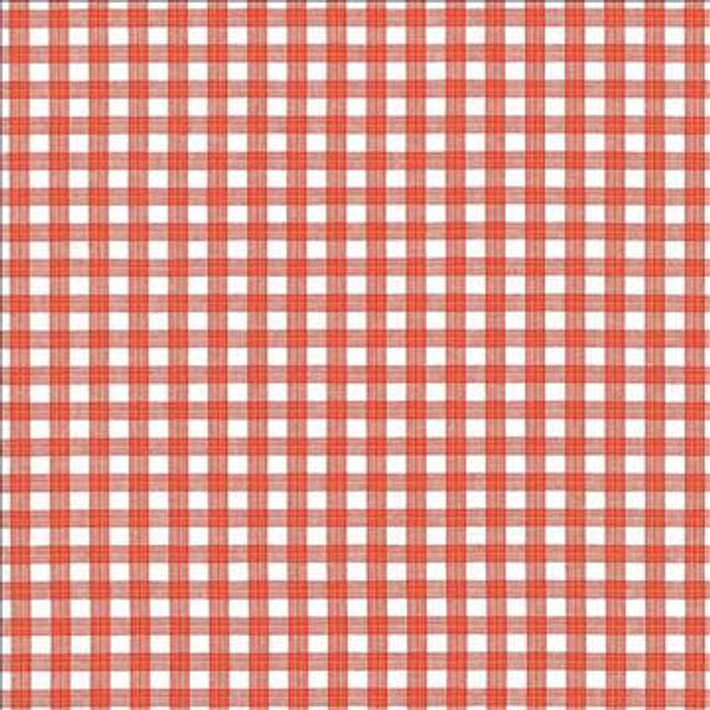 Prima Check Orange by Kasmir Designer Fabric 5070 100% Cotton PORTUGAL 33,000 Wyzenbeek Double Rubs H: 4/8 inches, V: 4/8 inches 54 - Swanky Fabrics - Kasmir