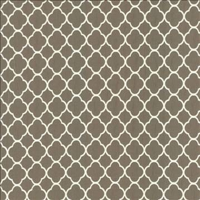Quatrefoil Maze Patina by Kasmir Designer Fabric 5085 70% Cotton 30% Polyester CHINA 6,500 Wyzenbeek Double Rubs H: 1 6/8 inches, V: 1 6/8 inches 54 - Swanky Fabrics - Kasmir