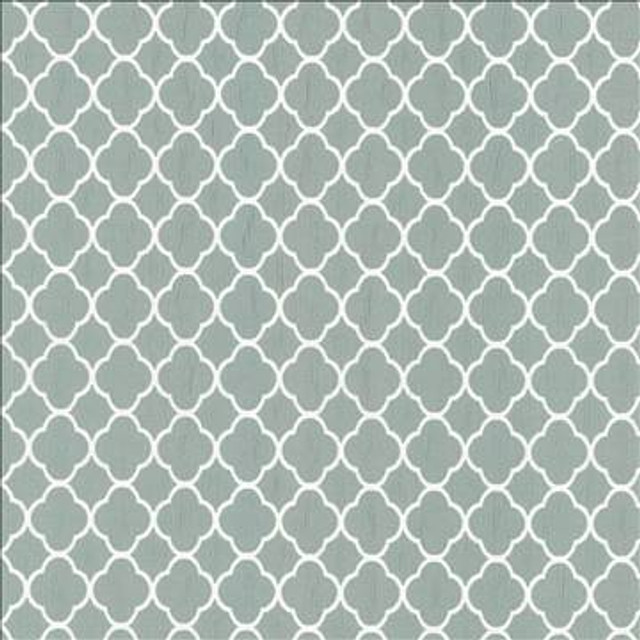 Quatrefoil Maze Spa by Kasmir Designer Fabric 5089 70% Cotton 30% Polyester CHINA 6,500 Wyzenbeek Double Rubs H: 1 6/8 inches, V: 1 6/8 inches 54 - Swanky Fabrics - Kasmir