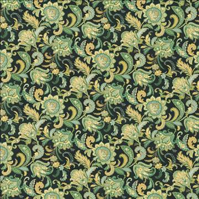 Serrana Garden Ocean Floor by Kasmir Designer Fabric 5107 55% Linen 45% Rayon CHINA 12,000 Wyzenbeek Double Rubs H: 27 4/8 inches, V: 26 inches 54 - 55 - Swanky Fabrics - Kasmir