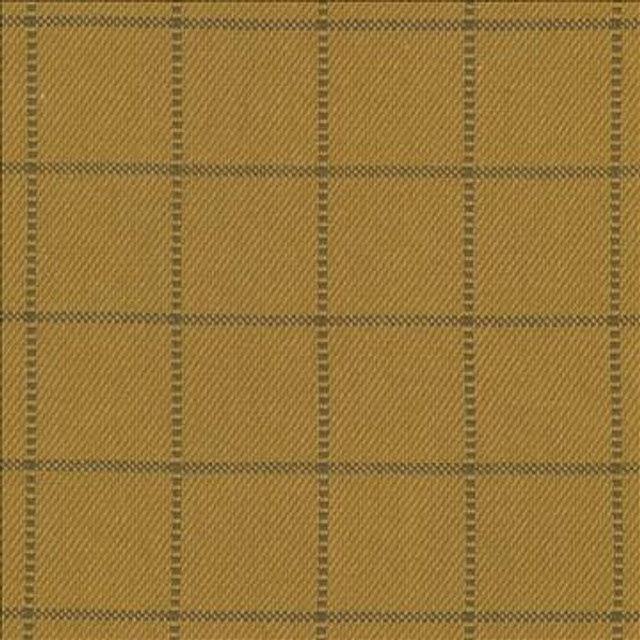 Skylar Check Oro by Kasmir Designer Fabric 5069 100% Cotton INDIA 9,000 Wyzenbeek Double Rubs H: 2 2/8 inches, V: 2 2/8 inches 54 - Swanky Fabrics - Kasmir