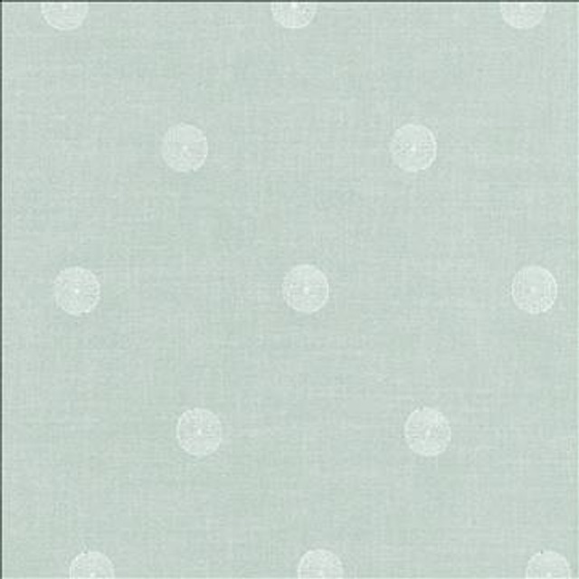 Spot The Dots Glacier by Kasmir Designer Fabric 1442 100% Polyester Embroidery Contents 100% Rayon INDIA 30,000 Wyzenbeek Double Rubs H: 5 inches, V: 4 2/8 inches 51 - 55 - Swanky Fabrics - Kasmir