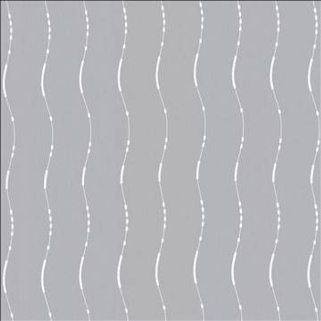 Streamline White by Kasmir Designer Fabric 5108 100% Polyester TURKEY Not Tested H: 6 2/8 inches, V: 16 inches 118 - 122 - Swanky Fabrics - Kasmir