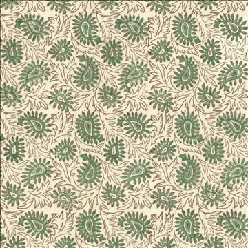 Swansea Leaf Spa by Kasmir Designer Fabric 5124 52% Linen 48% Cotton INDIA Not Tested H: 6 4/8 inches, V: 6 4/8 inches 53 - Swanky Fabrics - Kasmir
