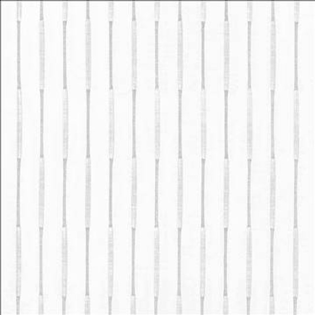 Swizzle White by Kasmir Designer Fabric 5076 100% Polyester CHINA Not Tested H: 1 inches, V: 3 inches 118 - Swanky Fabrics - Kasmir