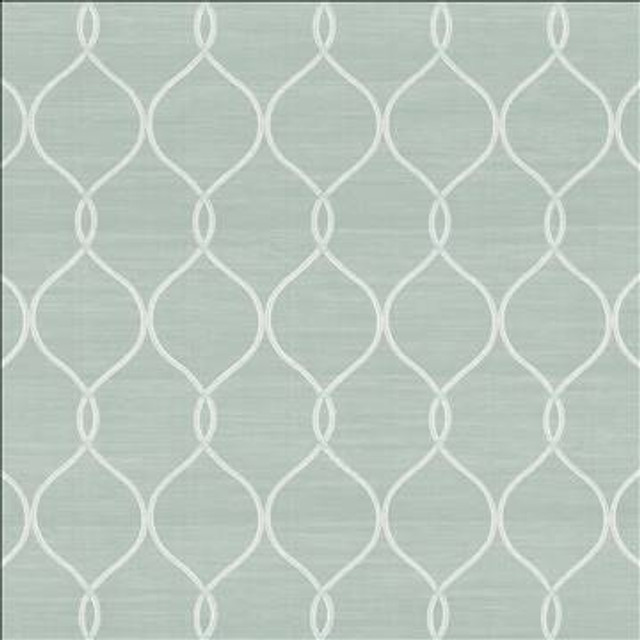 Tidepool Duckegg by Kasmir Designer Fabric 1449 67% Polyester 33% Cotton INDIA Not Tested H: 5 3/8 inches, V: 9 4/8 inches 53 - Swanky Fabrics - Kasmir