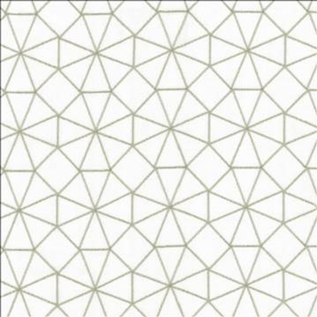 Webwork Silver by Kasmir Designer Fabric 5108 100% Polyester TURKEY Not Tested H: 4 2/8 inches, V: 4 2/8 inches 60 - 62 - Swanky Fabrics - Kasmir