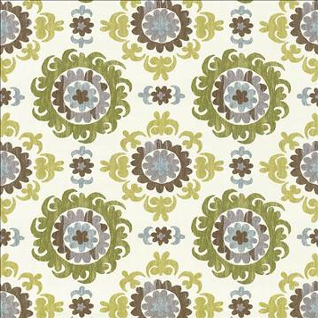 Zambra Citrine by Kasmir Designer Fabric 5065 100% Cotton CHINA 15,000 Wyzenbeek Double Rubs H: 27 inches, V: 25 2/8 inches 54 - Swanky Fabrics - Kasmir