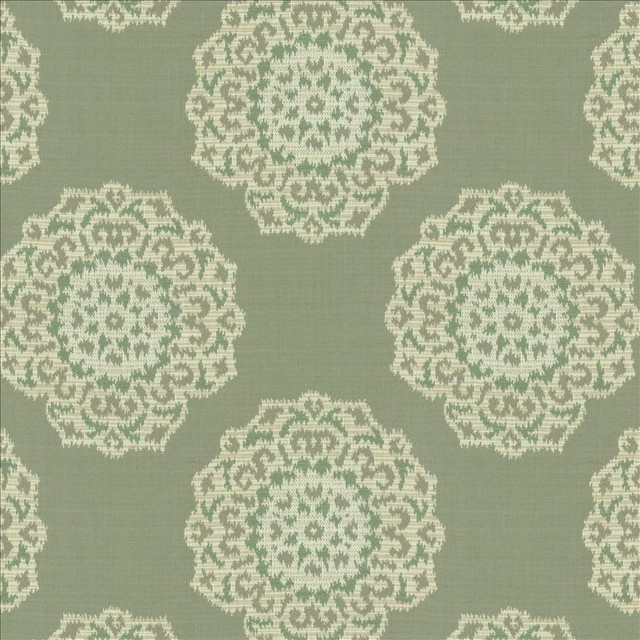 Faircrest Spa by Kasmir Designer Fabric 5142 50% Polyester 33% Rayon 17% Cotton USA 30,000 Wyzenbeek Double Rubs Horizontal: 13 4/8 inches and Vertical: 13 4/8 inches 54 - Swanky Fabrics -