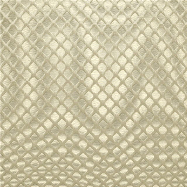 Gaineswood Silver by Kasmir Designer Fabric 5147 100% Polyester INDIA Not Tested Horizontal: 1 1/8 inches and Vertical: 1 2/8 inches 54 - Swanky Fabrics -