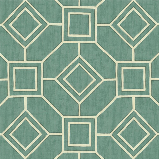 Magnitude Caribbean by Kasmir Designer Fabric 5142 100% Cotton SPAIN 35,000 Wyzenbeek Double Rubs Horizontal: 13 4/8 inches and Vertical: 13 4/8 inches 54 - Swanky Fabrics -