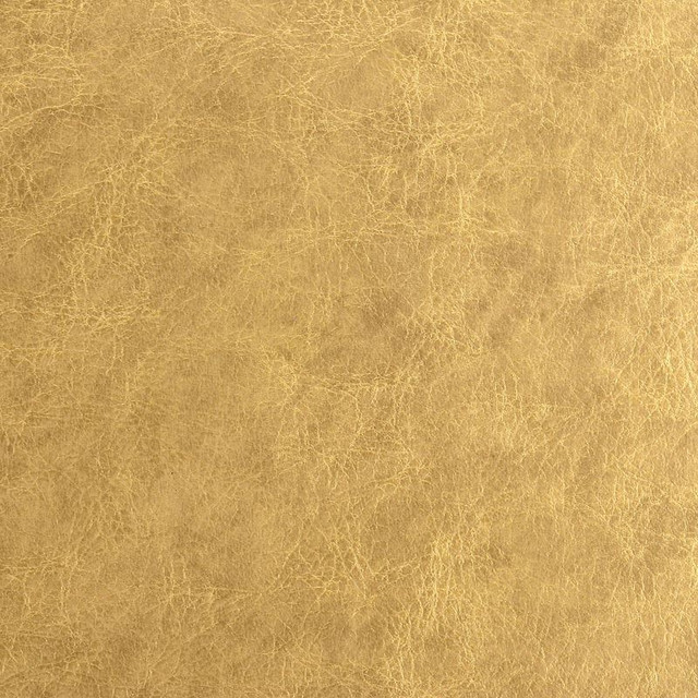 GILDED.24 KARAT by Kravet Couture Designer Fabric our website for purchase 100% Leather USA Heavy Horizontal: see sample and Vertical: see sample 54 inches - Swanky Fabrics -