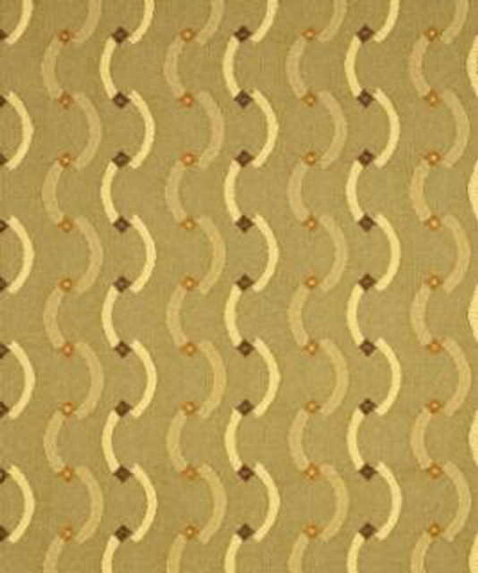Squiggle Avocado M8336 by Barrow Industries Designer Fabric Chair Pattern/2907 54% RAYON (S)
46% POLYESTER (F) Asia 30,000 DOUBLE RUBS Horizontal: 1-3/4" and Vertical: 1-3/4" 56" - Swanky Fabrics -