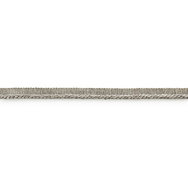 Anders Linen Cord/Greige C308-004 by Scalamandre Trim Designer Trim STOCKED AT 100% LINEN BELGIUM LIGHT DUTY Horizontal: and Vertical: .5" - Swanky Fabrics -