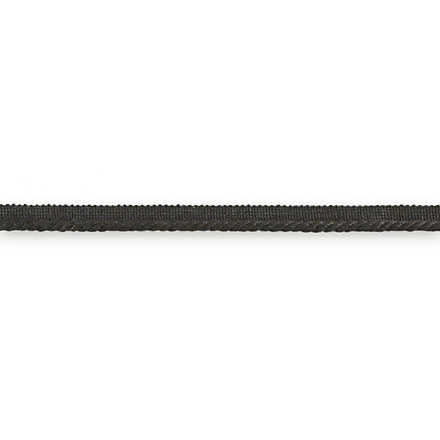 Anders Linen Cord/Carbon C308-005 by Scalamandre Trim Designer Trim STOCKED AT 100% LINEN BELGIUM LIGHT DUTY Horizontal: and Vertical: .5" - Swanky Fabrics -