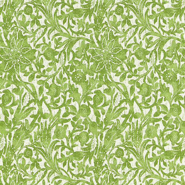 Bali Floral/Palm 27195-004 by Scalamandre Designer Fabric STOCKED AT Horizontal: 16.5" and Vertical: 13.25" 54" - Swanky Fabrics -