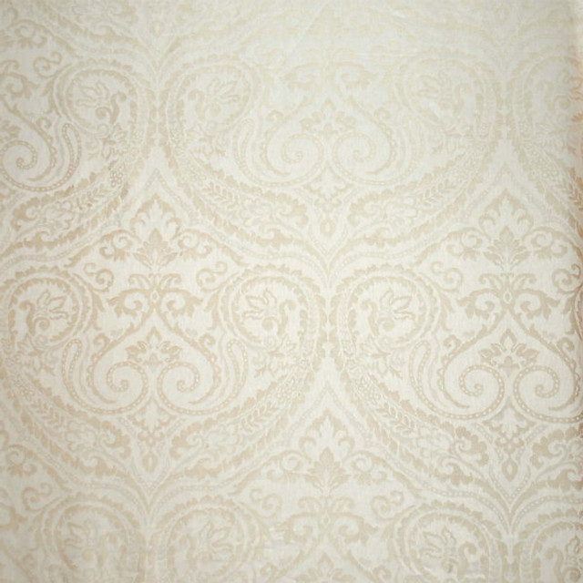 Blanchisserie/Parchment 4705-002 by Old World Weavers Designer Fabric STOCKED AT SCALAMANDRE WAREHOUSE 100% LINEN ITALY LIGHT DUTY Horizontal: 35.5" and Vertical: 27.5" 55" - Swanky Fabrics -