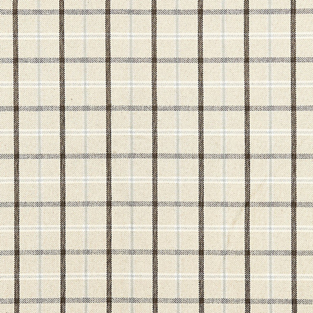 Bristol Plaid/Linen 27121-001 by Scalamandre Designer Fabric CHATHAM STRIPES & PLAIDS STOCKED AT 54% VISCOSE;26% LINEN;14% COTTON;6% POLYESTER ITALY MEDIUM DUTY Horizontal: 3.5" and Vertical: 3.5" 55" - Swanky Fabrics -