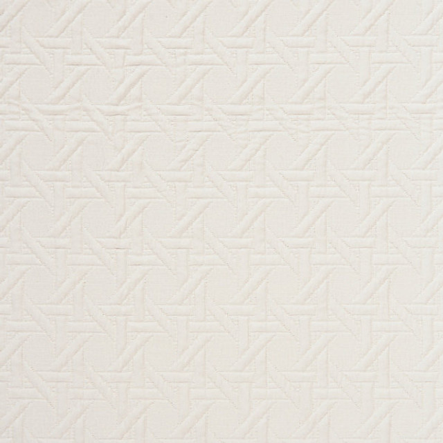 Canestro Matelasse/Ivory 27008-002 by Scalamandre Designer Fabric SPRING 2015 STOCKED AT 100% COTTON ITALY LIGHT DUTY Horizontal: 1.875" and Vertical: 1.75" 55" - Swanky Fabrics -