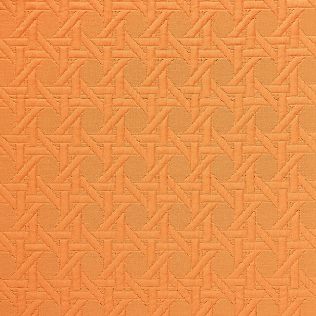 Canestro Matelasse/Mandarin 27008-004 by Scalamandre Designer Fabric SPRING 2015 STOCKED AT 100% COTTON ITALY LIGHT DUTY Horizontal: 1.875" and Vertical: 1.75" 55" - Swanky Fabrics -