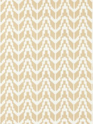Chevron Embroidery Straw SC271030001 by Scalamandre Designer Fabric MERCHANTE 38% COTTON 35% VISCOSE 27% POLYESTER INDIA LIGHT DUTY Horizontal: 4" and Vertical: 3.125" 50.5 - Swanky Fabrics -